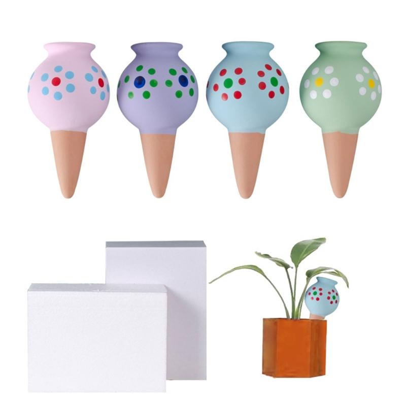 4er-Pack Automatische Bewässerungs-Pflanzenspitzen Hydrospikes Systeme für Blumenbewässerung Topfpflanzen Indoor-Gartenarbeit Unverzichtbar