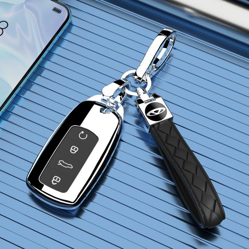 Premium Luxury Key Case for Chery Tiggo 9 - Fits 2023 Models, 5 & 7 Seaters, Complete Cover with Buckle