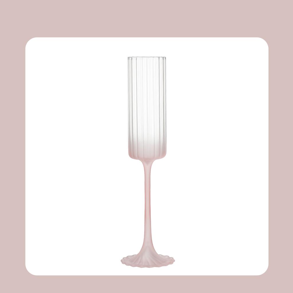 Multicolor Champagne Flute Tall Glass Light Drinking Glass Sparkling Wine Glass Glass Cup Sweet Wine Glass Housewarming Gif