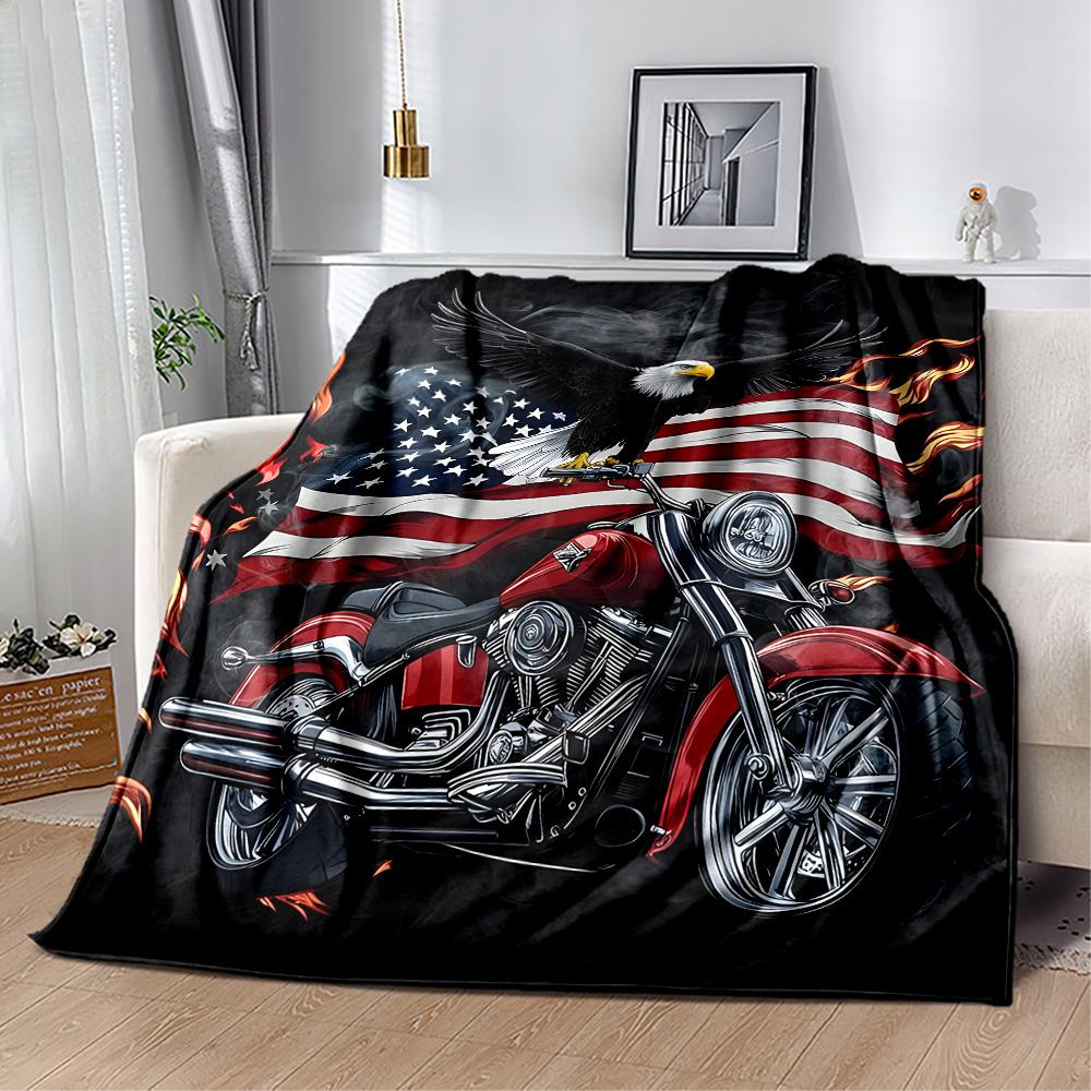 Motocross Adventure Sport Flanelldecke - Weich und geeignet für Sofas, Betten, Büros, Reisen, alle Jahreszeiten und das beste Geschenk für die Feiertage.