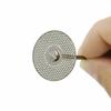 5 buc/set dentară ultra-subțire cu două fețe nisip porțelan disc de tăiere cu diamante dorn pentru disc diamantat instrumente de lustruit pentru stomatologie