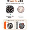 [2+1] Goton Metal Bezel for Samsung Galaxy Watch Ultra 47mm Screen Protector, Auto-Alignment Installation Kit Tempered Glass Screen Protector, Metal