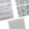 Silicone Stamps Crafting Clay Texture Stamp Sheet DIY Polymer Pattern Scrapbooking Handmade