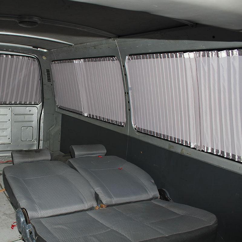 Car Curtains Sunshades for Heat Insulation: Fits Jinbei Express, Foton View Express, Zhongshun Golden Dragon.