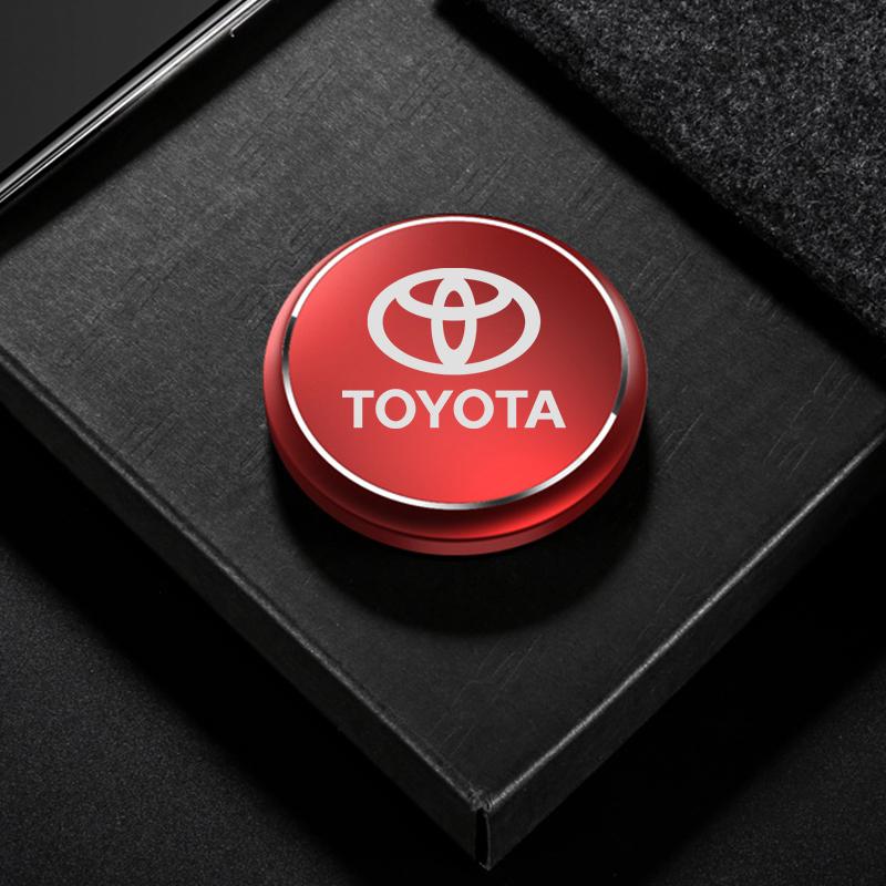YQMN5 Car Interior Stickers Air Freshener Vent Clip Outlet Air Condition Diffuser Solid For Toyota Hilux Crown TRD chr Corolla Camry