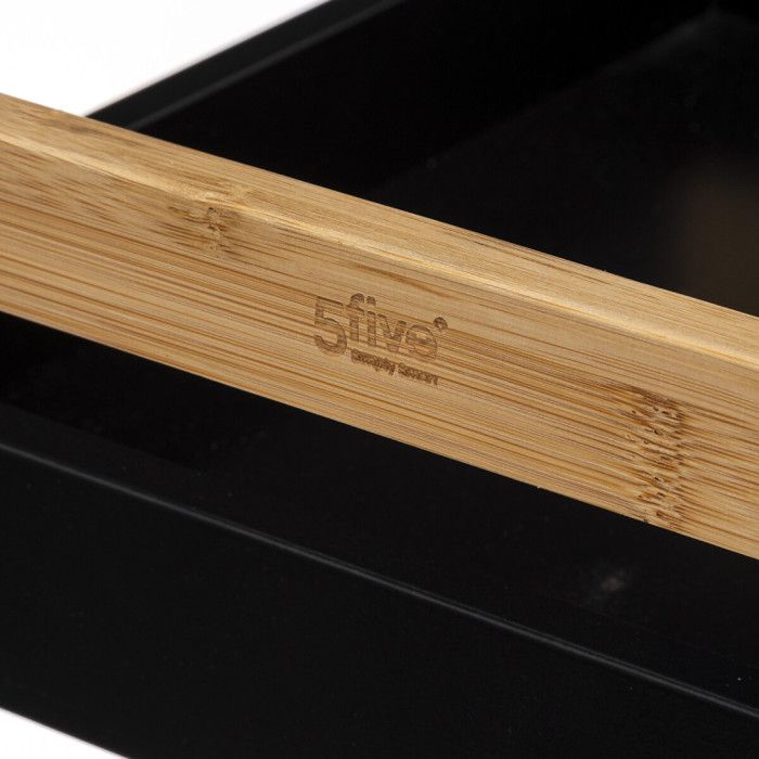 Etagère 3 niveaux "Natureo" Noir Atmosphéra