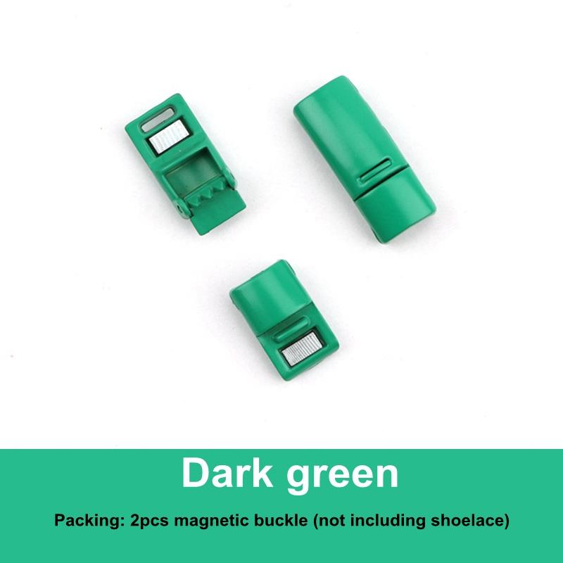 Matte Metal Shoelace Magnetic buckle Shoelaces magnetic Lock 28colors Shoes Accessories Sneaker Kits Metal Laces Buckle