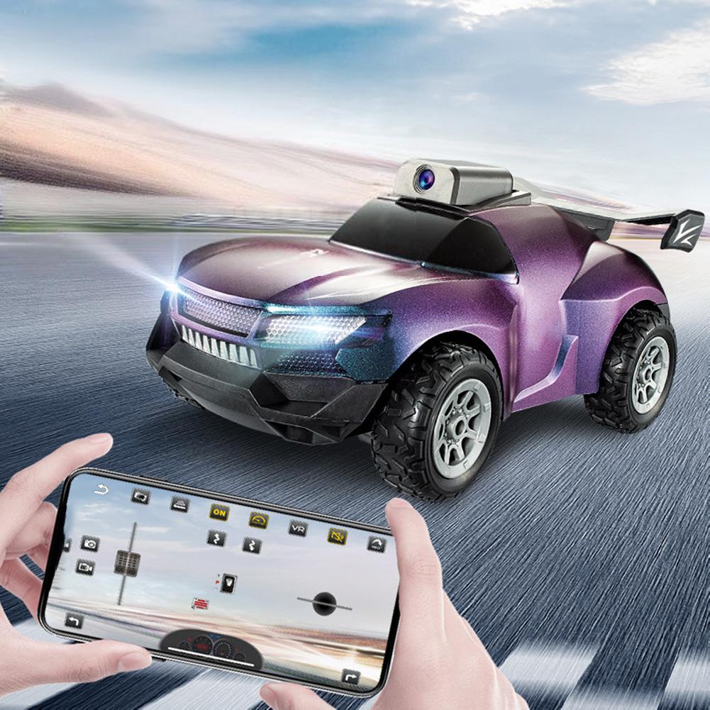 1:20 RC Car With 1080P HD Camera 2.4Ghz WiFi FPV High Speed Remote Control Truck With App Control LED Light