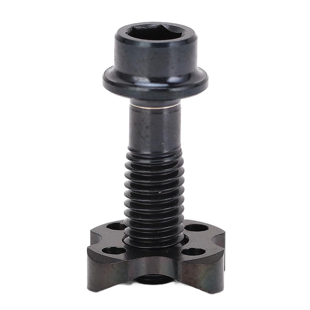 Bike Washer and Screw Set Ti Alloy Black Color Half Moon Design Front Derailleur Fixing Screw and
