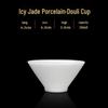 Shangqi Ice Jade Porcelain Douli Tea Cup Set