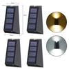 Decoration Solar wall lamp Led solar lights RGB Color Changing Waterproof Wall Lamp Solar Lighting For Walkway Fence Stairs