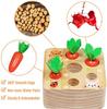 Montessori Toys For 1 Year Baby Pull Carrot Set Game Kids Wooden Toy Shape Sorting Matching Puzzle Educational Toys For Children