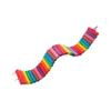 Squirrel Chinchilla Colorful Wooden Gerbil Rainbow Ladder Climbing Stairs Bridge Hamster Toys