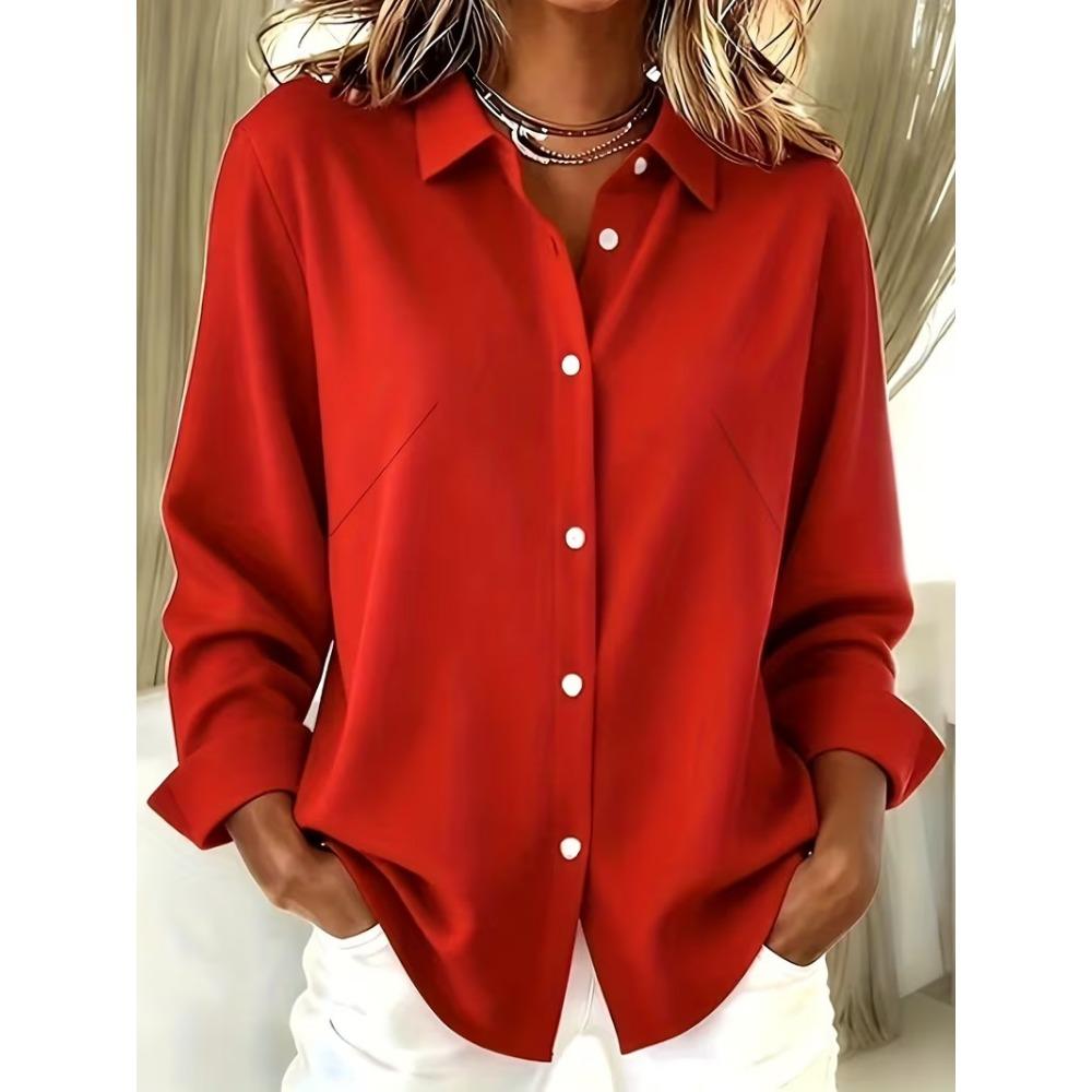 Women 2026 Autumn Blouse Multi Colored Floral Print Lapel Button Up Women's Shirt Long Sleeve Elegant Daily Office Ladies Blouse
