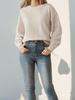 Yiyi 2025 Women's European & American Style Round Neck Knit Pullover Sweater