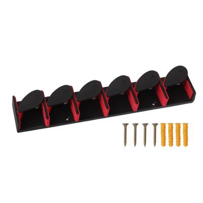 Vertical Fishing Rod Holder Wall Mounted Space Saving Nylon Fishing Pole Storage Rack for Angler
