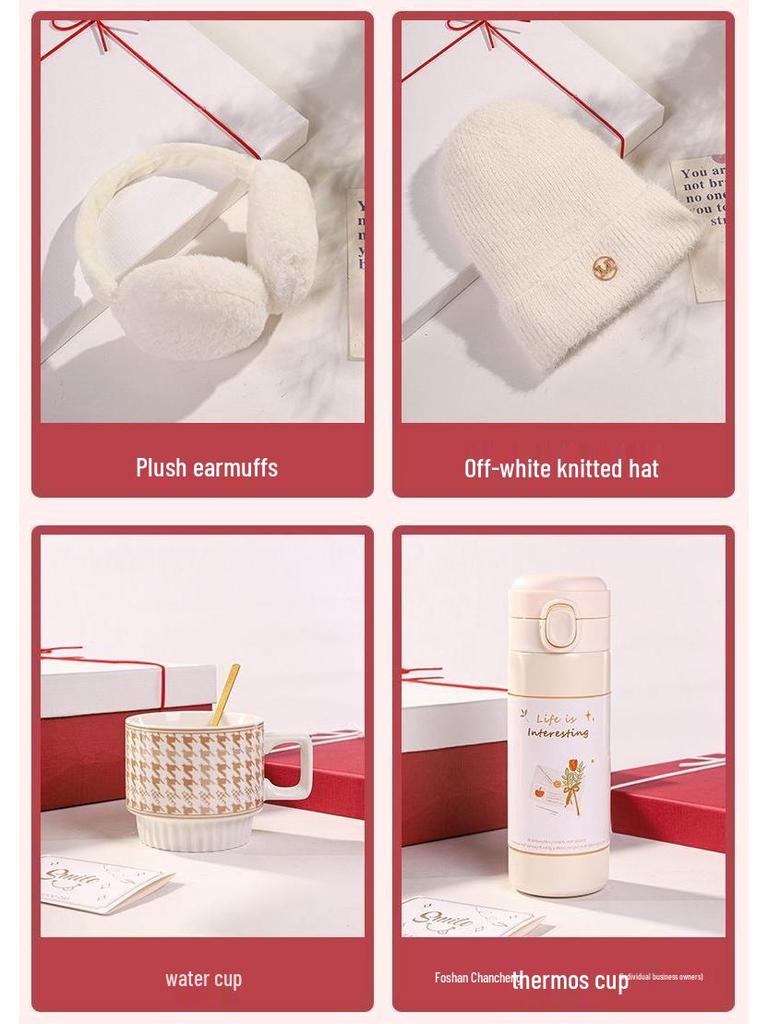 Valentine's Day Winter Scarf Gift Box for Her: Girlfriend or Best Friend