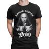 DIO Rockband Reines Baumwoll-T-Shirt für Herren Sommer Klassische T-Shirts O-Ausschnitt Hipster Tees Übergroße Freizeitkleidung