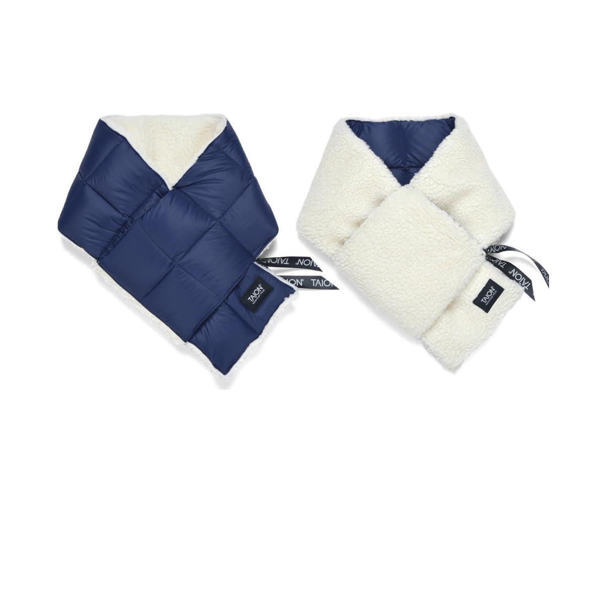 

Taion Down Muffler R201MT Navy Navy x Ivory