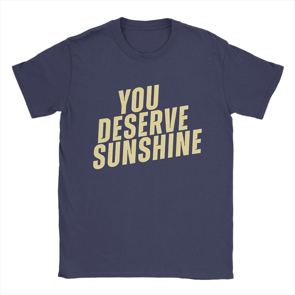 Summer 2026 You Deserve Sunshine Scott Huntercap Grady Tshirt High Quality Casual and Comfortable Mens Crew Neck Print Tshirt