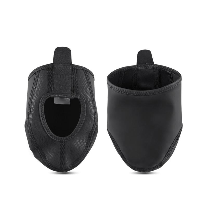 Thermal Insulated Cycling Shoe Covers Half Toe Design Windproof Anti Slip Design Suitable For Winter Bicycles Riding 2pc