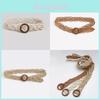 Bohemian Waist Belt Handmade Woven Cotton Linen Casual Festival Waist Rope For Women