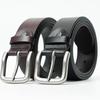 3.8 Wide New Men's Genuine Leather Belt Casual Cowhide Leather Belt Pin Buckle Versatile Leather Belt