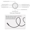 9Pin Ebike Motor Extension Cable Connector Electric Bike Motor Cables For E-Bike