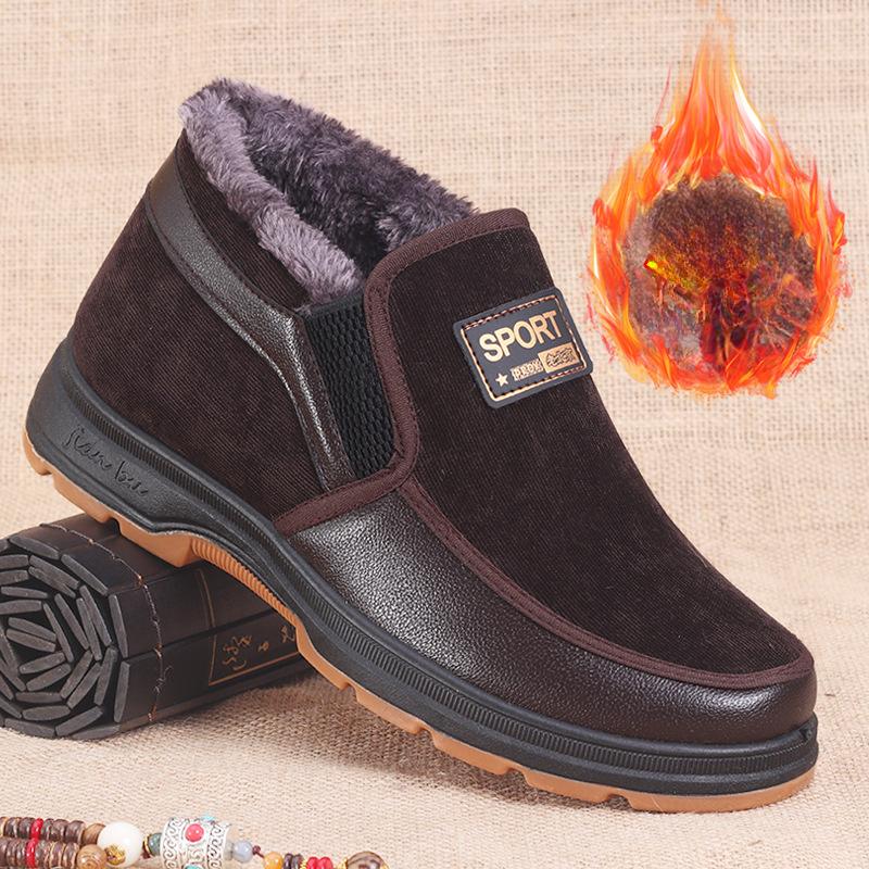 Men's Casual Slip on Shoes with Outdoor Walking Shoes Autumn and Winter