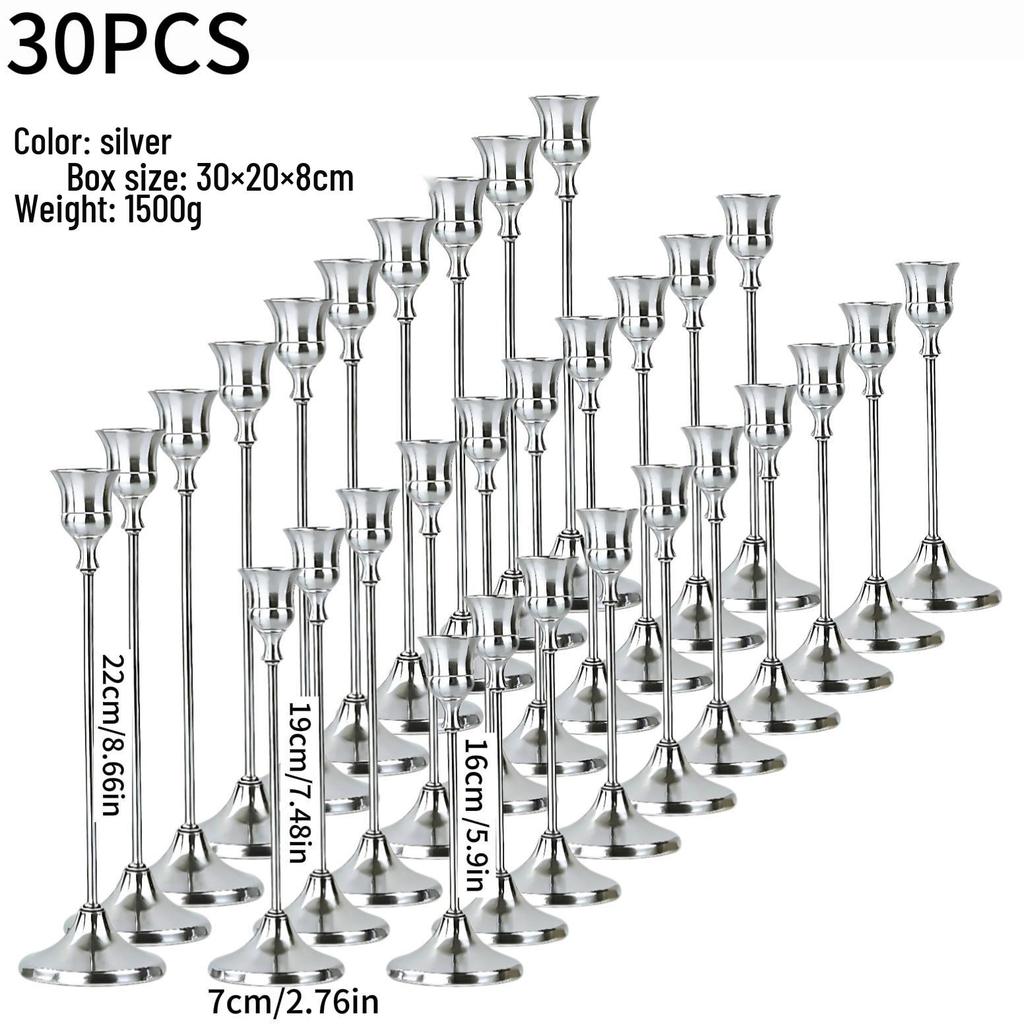Europäischer minimalistischer Kerzenständer als Ornament für Candlelight-Dinner & Hochzeitsdeko