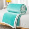 Thick Milk Velvet Double-sided Leisure Blanket Air Conditioning Blanket Towel for Summer Use