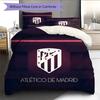 Atlético de Madrid Rašto Patalynės Antklodžių Rinkinys Namų Dekoras Dovana (1 * antklodės užvalkalas + 2 * pagalvės užvalkalai be šerdies)