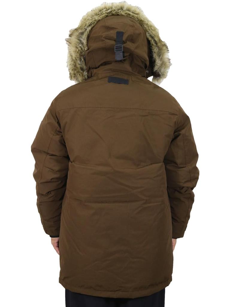 Polo Ralph Lauren Performance Down Jacket with Fur Size NUTMEGBRW Men's Hood, M, 01010105, [Used]