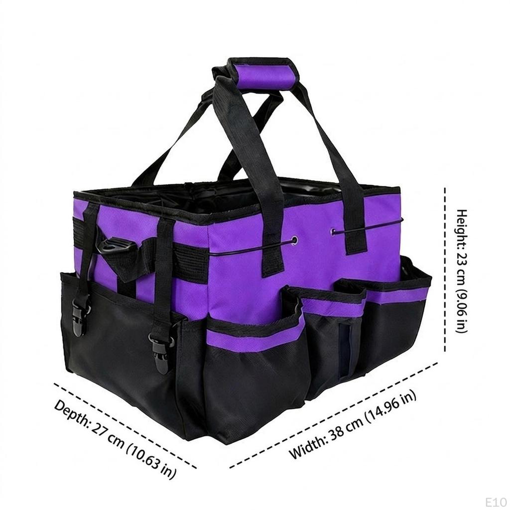 Cleaning Bag, Household Large Capacity, Tool Organizer for , Garden, Car And Home