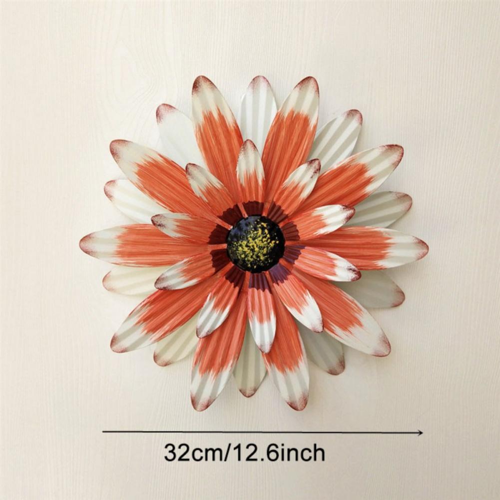 Wrought Iron Three-dimensional Flower Decoration Hanging Metal Petal