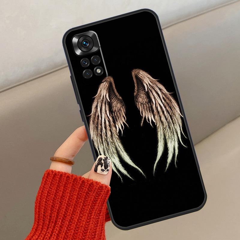 Exquisite Wings Case For Xiaomi Redmi Note 13 12 11 10 14 15 Pro Plus Cover For Redmi 15C 14C 10C 12C 13C 15