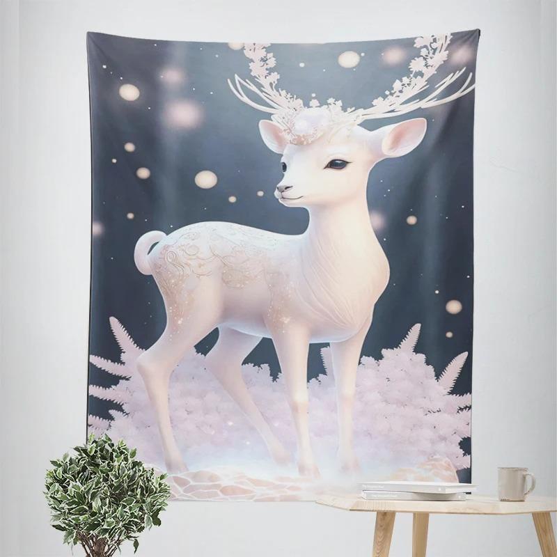 Beautiful Fawn Decorative Tapestry Home Wall Decor Office Living Room Tapestry