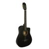 38-inch Curve Acoustic Guitar 6-String Cutaway Classical Guitar with Accessories Kit Guitar Capo