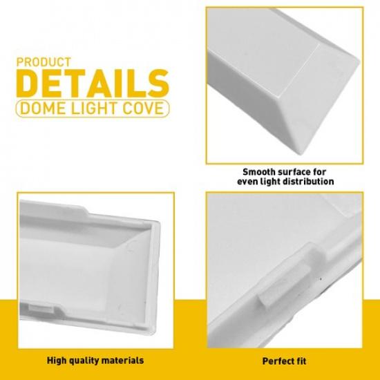 For Ford 75-79 F150 F250 F350 Truck Overhead Console Dome Light Lamp Lens Cover