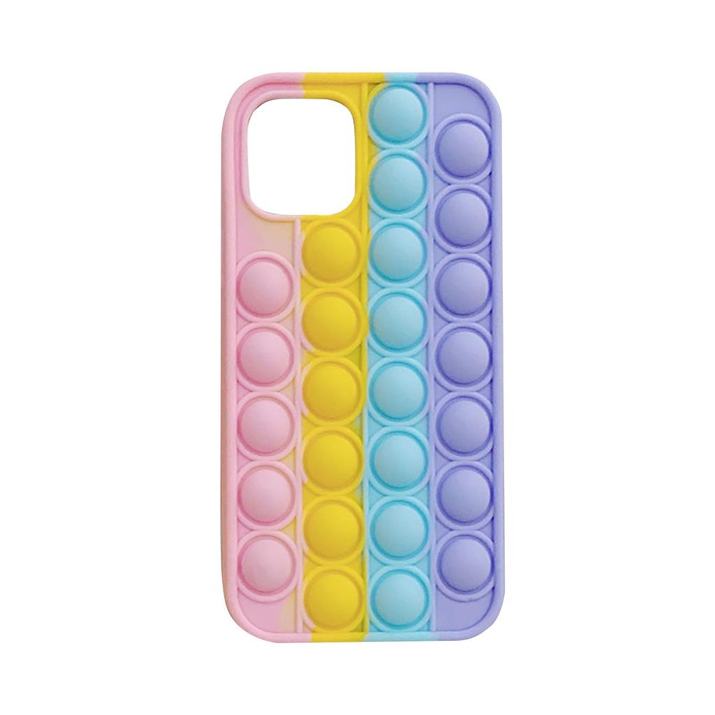  Reliver Stress Toys  Phone Case For  8/XR/11/12 Push Bubble