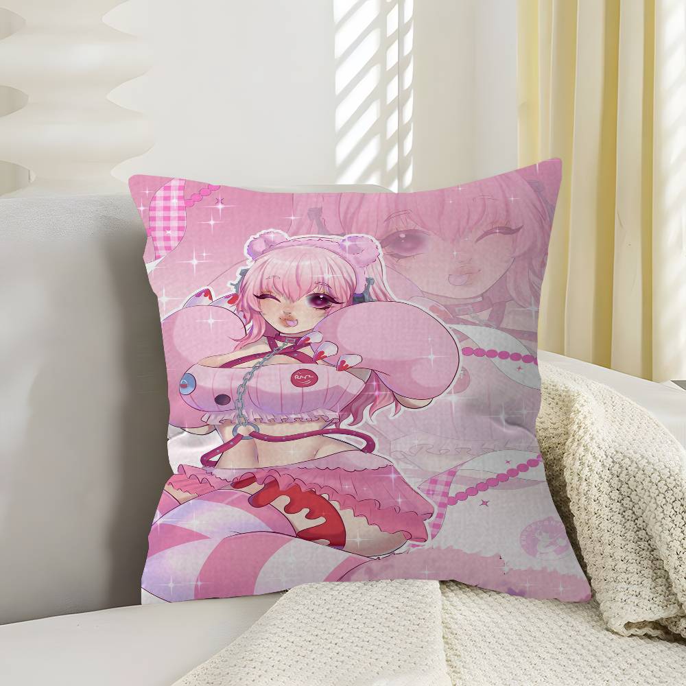 Poszewka na poduszkę Anime Super Sonico Poszewka na poduszkę do samochodu na sofę samochód Prezent świąteczny 40x40cm 45x45cm