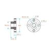 LINK CNC 3D Printer POM T8X/Y Axis Trapezoidal Nut Accessories for Prusa I3 MK2/MK3
