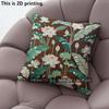 Vintage Lotus Tropical Plant Throw Pillow Covers Pattern Cushion Cover Suitable for Sofa Bedroom Car Pillow Cover