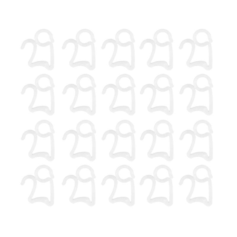 Multipurpose Plastic Hooks For Holiday Decorations Lights Wreaths Ornaments Quick Assembly Clip For Home Shop Event