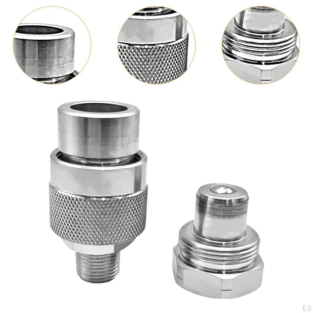 Hydraulic Coupling Connector Set for Quick Connect And Disconnect
