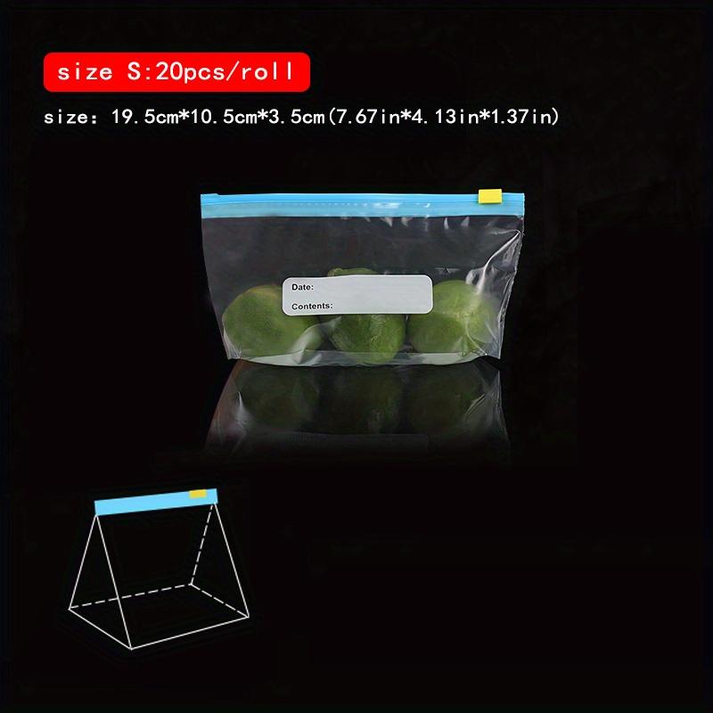 101520 шт Пакеты для хранения свежих продуктов вакуумный пакет для хранения продуктов сохранение свежести многоразовые для фруктов зерна овощей мяса кухонного хранения Small Size 20pcs 729₽