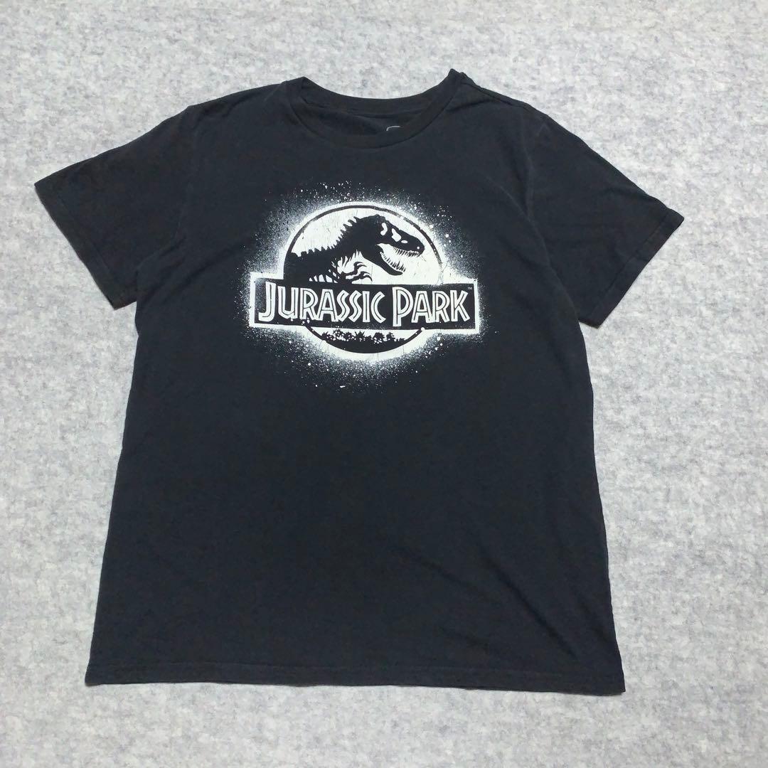 JURASSIC PARK Jurassic Park T-shirt Movie Black kt109 L