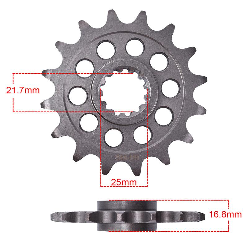 520 16T 17T Front 41T Rear Sprocket for HONDA NC750 2014-2024 NC700 2012-2015 CT700 D N ND CTX700 NSS750 NC 700 750 NSS CT CTX
