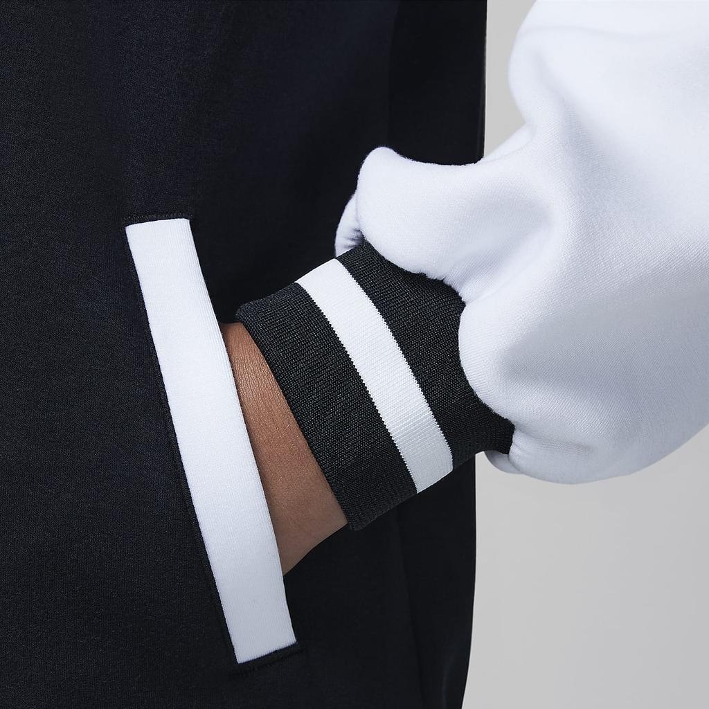 Jordan Soft Knit Hooded Casual Jacket Kids Jackets Black HQ7075-010