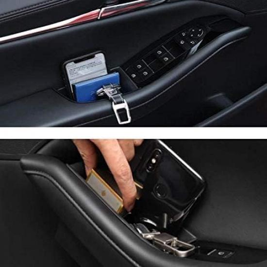 TTCR-II Compatible With Door Handle Organizer Tray Mazda 3 -2025, Fits For Door Storage Box Mazda CX-30 -2025 At Driver And Front Passenger Side (2